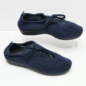 Arcopedico LS Knit Navy Blue Oxford Walking Shoes Womens 39 Made‎ in Portugal